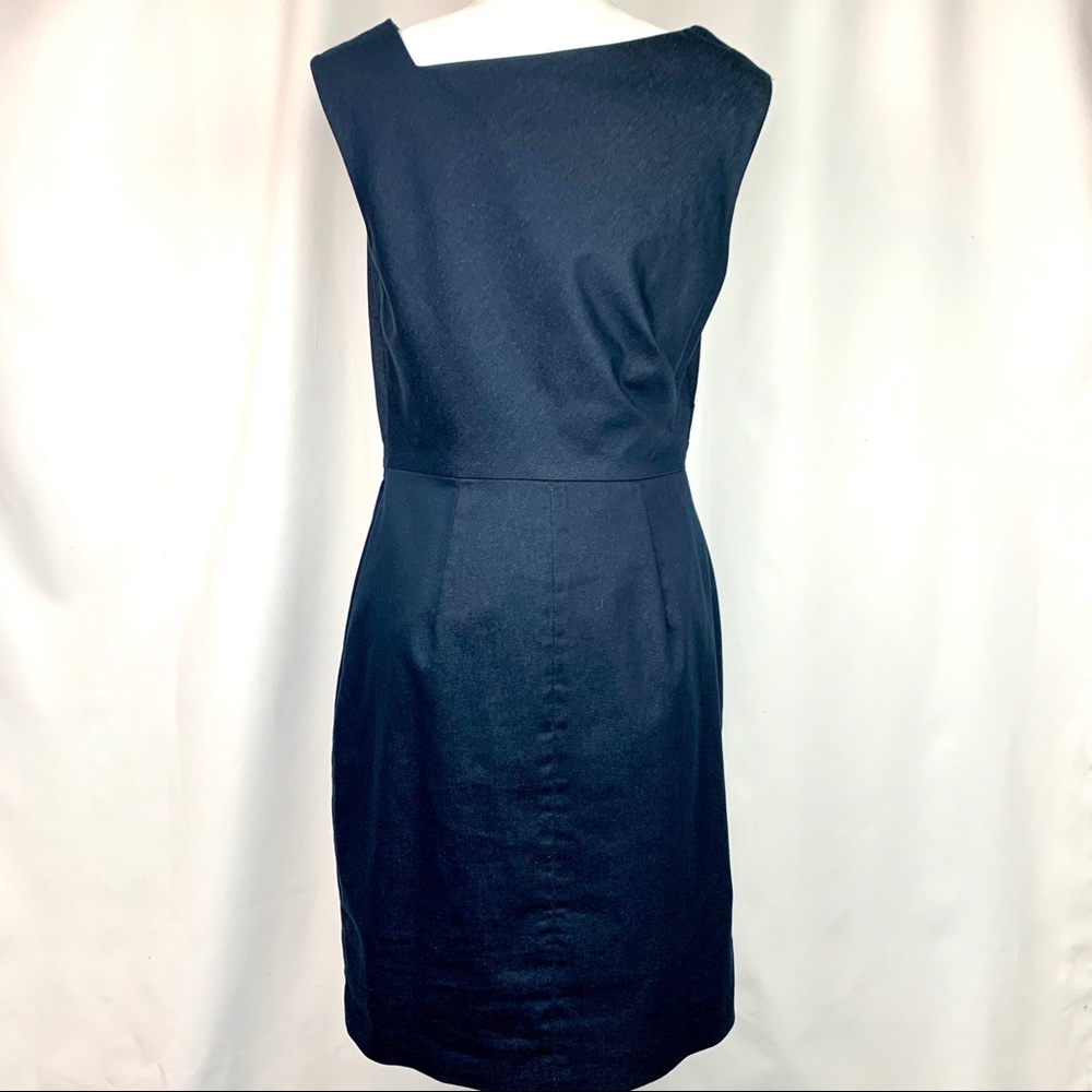 Suzi Chin for Maggy Boutique Blue Sheath Dress - Picture 2 of 8